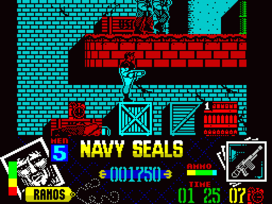 Navy Seals Screenshot 15 (Spectrum 128K)