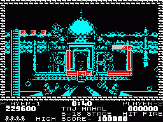 Pang Screenshot 6 (Spectrum 128K)