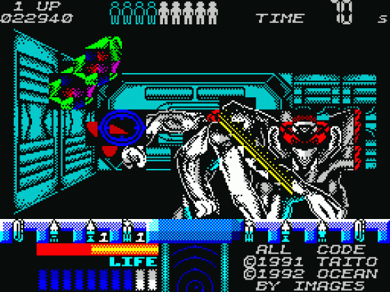 Space Gun Screenshot 6 (Spectrum 128K)