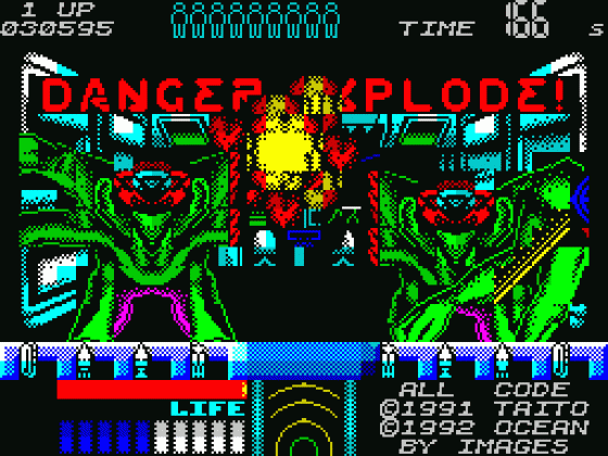 Space Gun Screenshot 28 (Spectrum 128K)