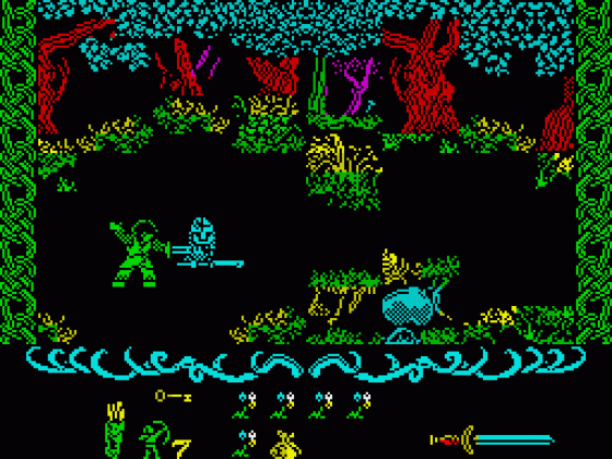 Robin Of The Wood Screenshot 18 (Spectrum 128K)