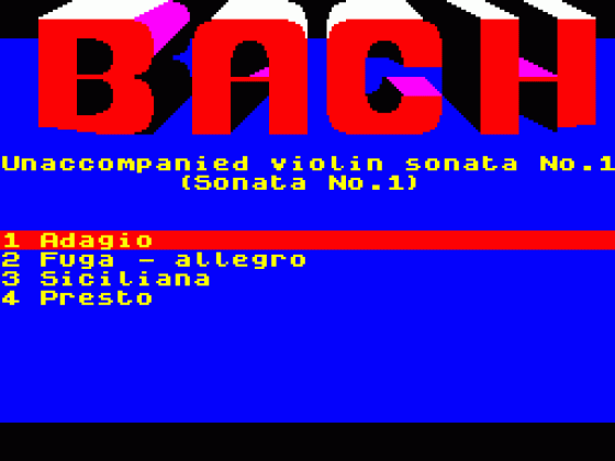 Bach Screenshot