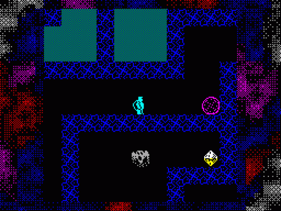 Caves of Death Screenshot 1 (Spectrum 128K)