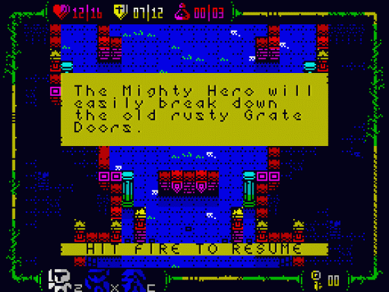 Tiny Dungeons Screenshot 20 (Spectrum 128K/+2/+3)