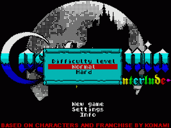 Castlevania: Spectral Interlude Screenshot 32 (Spectrum 128K)