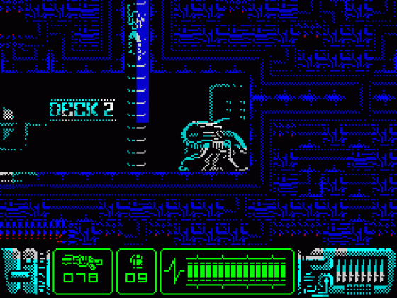 Aliens: Neoplasma Screenshot 15 (Spectrum 128K/+2)