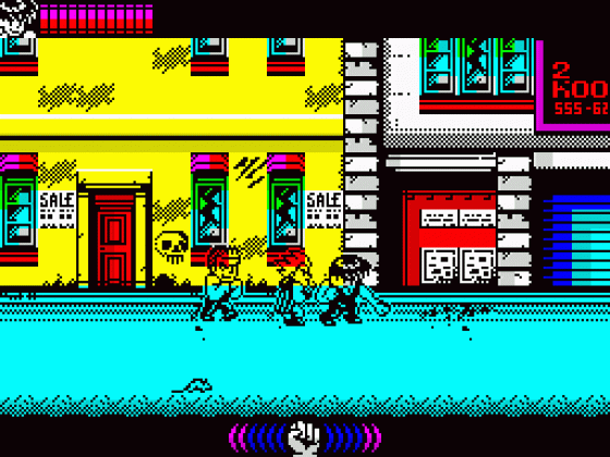 Mighty Final Fight Screenshot 9 (Spectrum 128K/+2/+3)