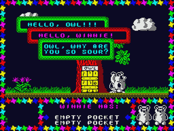 The Adventures Of Winnie The Pooh Screenshot 9 (Spectrum 128K)