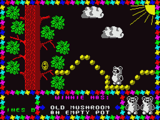 The Adventures Of Winnie The Pooh Screenshot 18 (Spectrum 128K)