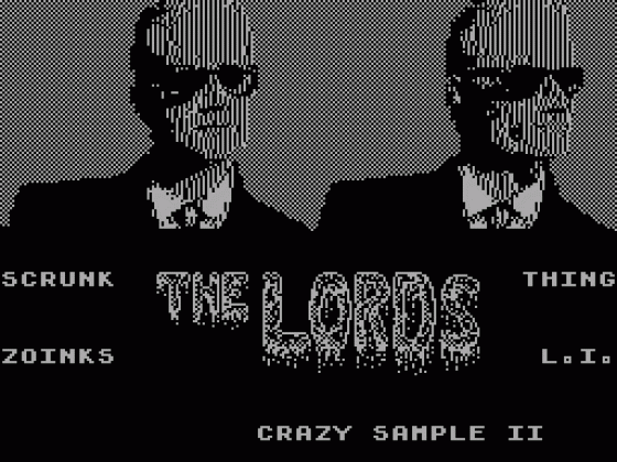 Crazy Sample II Screenshot 1 (Spectrum 128K)
