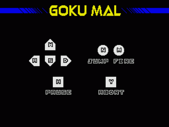 Goku Mal Screenshot 9 (Spectrum 128K)