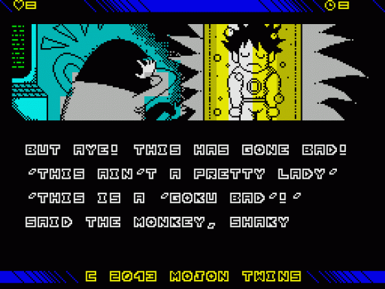 Goku Mal Screenshot 15 (Spectrum 128K)