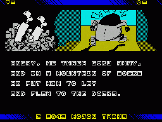 Goku Mal Screenshot 16 (Spectrum 128K)