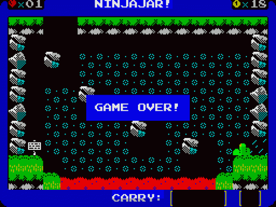 Ninjajar! Screenshot 10 (Spectrum 128K)