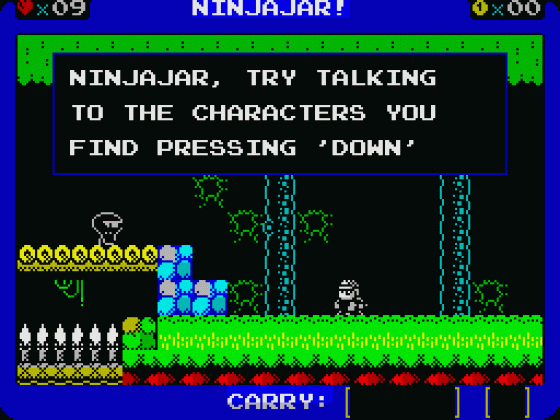 Ninjajar! Screenshot 23 (Spectrum 128K)