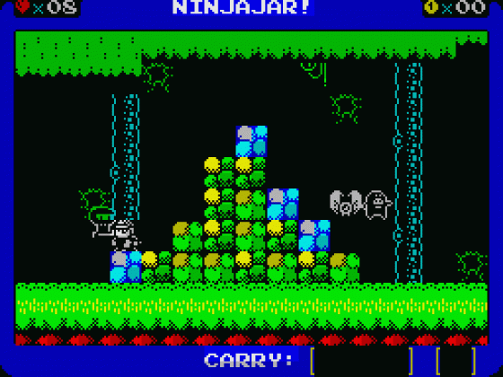 Ninjajar! Screenshot 29 (Spectrum 128K)