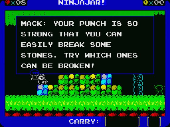 Ninjajar! Screenshot 30 (Spectrum 128K)