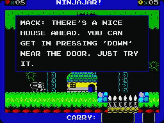 Ninjajar! Screenshot 35 (Spectrum 128K)