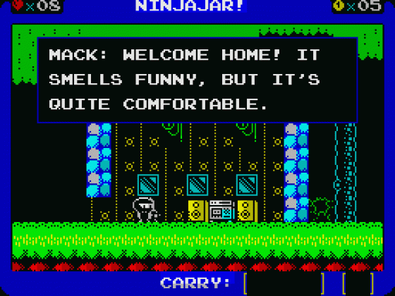 Ninjajar! Screenshot 37 (Spectrum 128K)