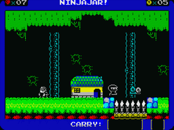 Ninjajar! Screenshot 38 (Spectrum 128K)