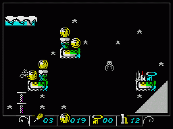 Sir Ababol 2: The Ice Palace Screenshot 8 (Spectrum 128K)