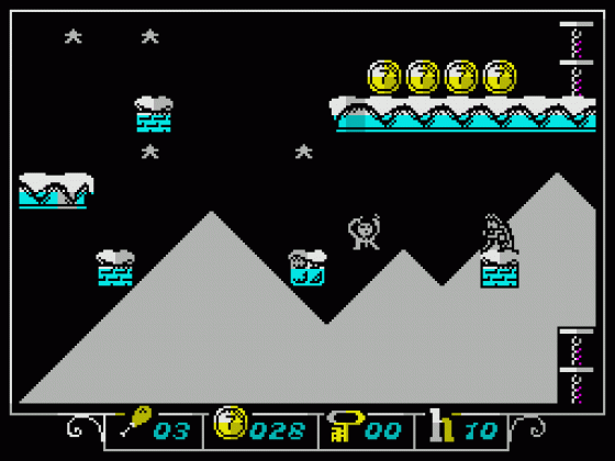 Sir Ababol 2: The Ice Palace Screenshot 10 (Spectrum 128K)