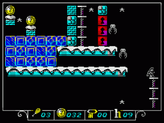 Sir Ababol 2: The Ice Palace Screenshot 11 (Spectrum 128K)