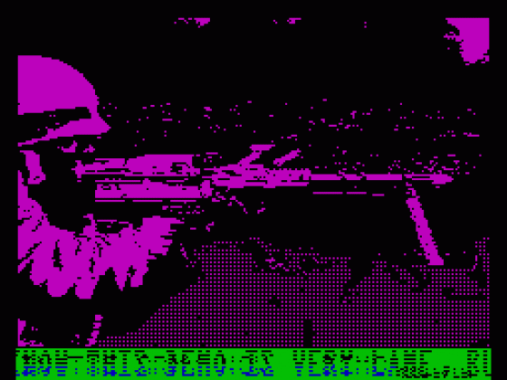 In The Army Now Demo Screenshot 1 (Spectrum 128K)