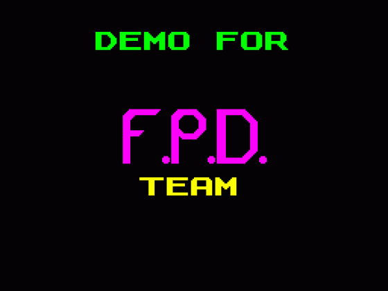 Demo for FPD Team