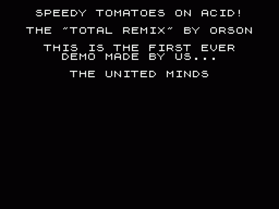 Speedy Tomatoes On Acid