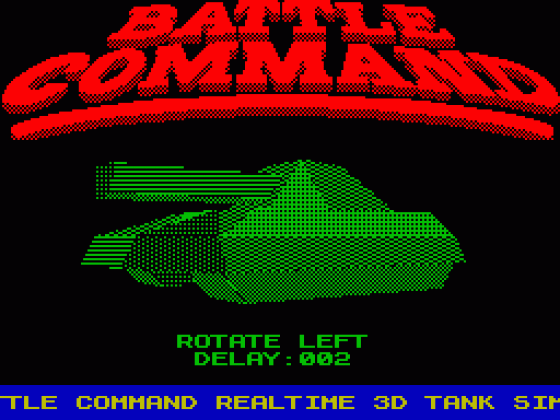 Battle Command Realtime 3D Tank Simulator Screenshot