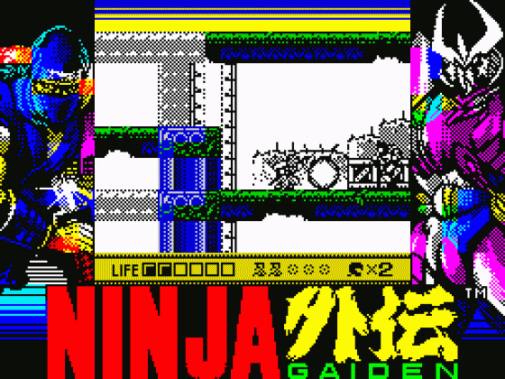 Ninja Gaiden: Shadow Warriors Screenshot 13 (Spectrum 128K)