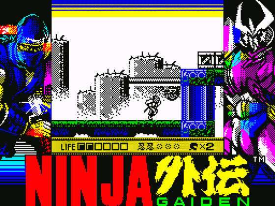 Ninja Gaiden: Shadow Warriors Screenshot 16 (Spectrum 128K)