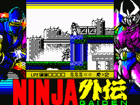 Ninja Gaiden: Shadow Warriors Screenshot 17 (Spectrum 128K)