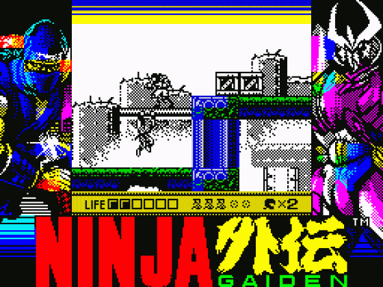 Ninja Gaiden: Shadow Warriors Screenshot 18 (Spectrum 128K)