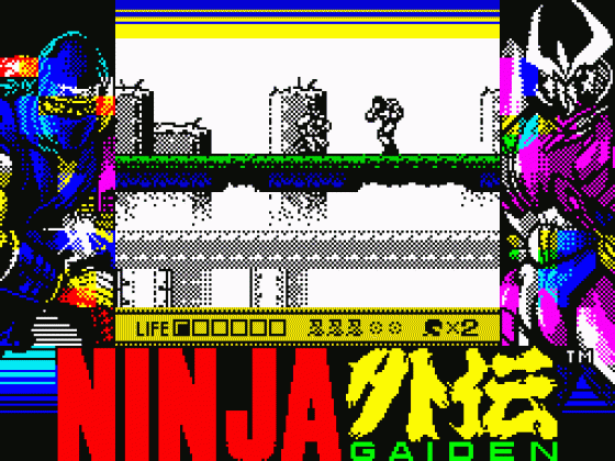 Ninja Gaiden: Shadow Warriors Screenshot 20 (Spectrum 128K)