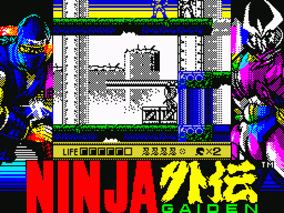 Ninja Gaiden: Shadow Warriors Screenshot 23 (Spectrum 128K)