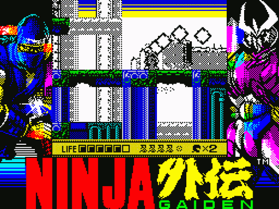 Ninja Gaiden: Shadow Warriors Screenshot 24 (Spectrum 128K)