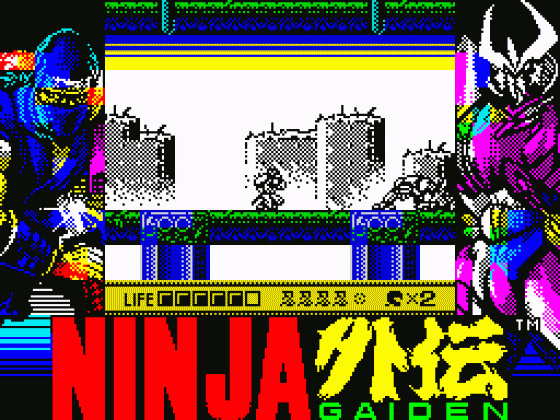 Ninja Gaiden: Shadow Warriors Screenshot 25 (Spectrum 128K)