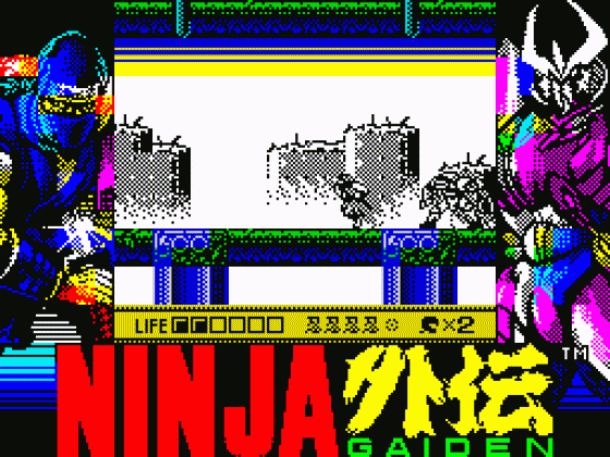 Ninja Gaiden: Shadow Warriors Screenshot 26 (Spectrum 128K)