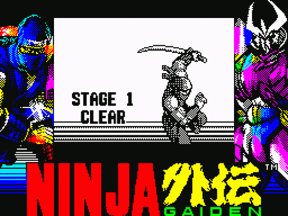 Ninja Gaiden: Shadow Warriors Screenshot 30 (Spectrum 128K)