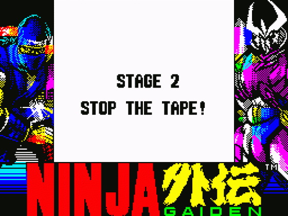 Ninja Gaiden: Shadow Warriors Screenshot 31 (Spectrum 128K)