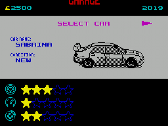 Drift Screenshot 10 (Spectrum 128K/+2/+3)