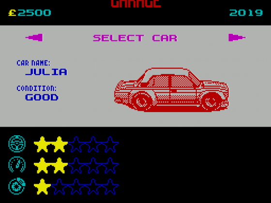 Drift Screenshot 11 (Spectrum 128K/+2/+3)