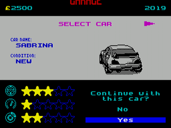 Drift Screenshot 12 (Spectrum 128K/+2/+3)