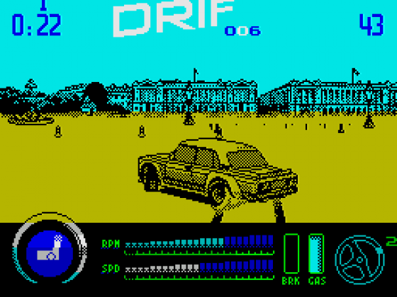 Drift Screenshot 19 (Spectrum 128K/+2/+3)