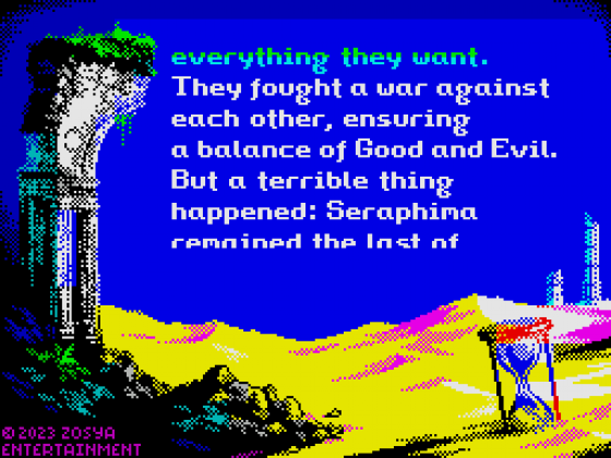 Seraphima Screenshot 43 (Spectrum 128K/+2/+3)