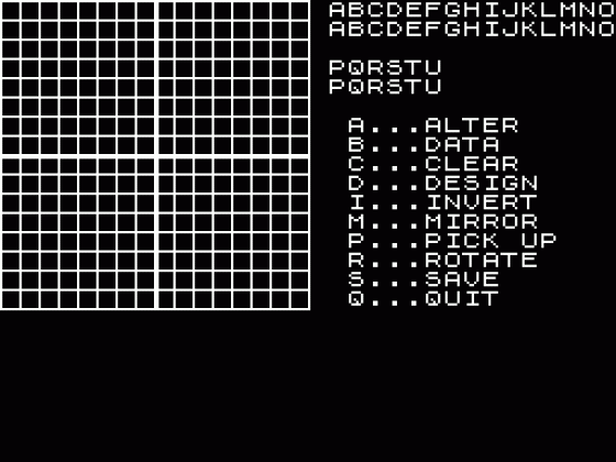 Graphics Screenshot 1 (Spectrum 16K/48K)