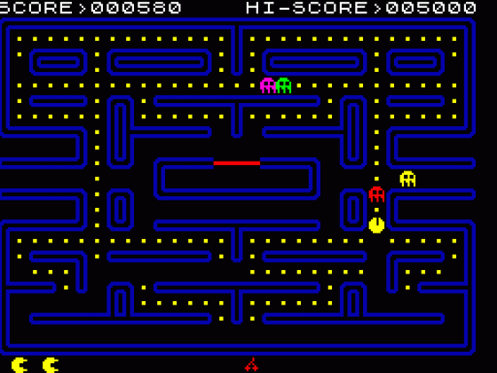 Pac-Man Screenshot 1 (Spectrum 16K)