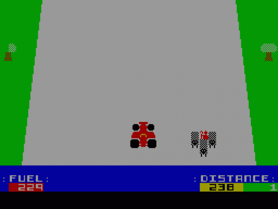 Turbo Driver Screenshot 1 (Spectrum 16K)